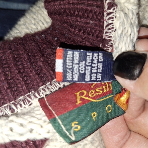 Resilio Sport Vintage Color Block Pullover Sweater XL - Picture 6 of 6